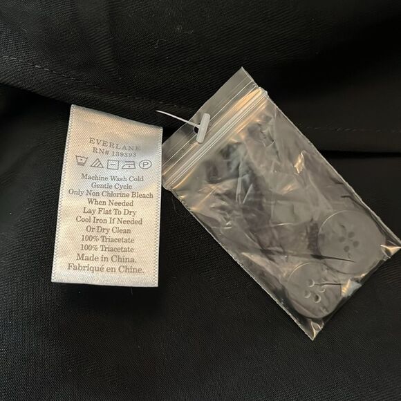 NWT Everlane Go Weave button down tank midi dress size 12 missing sash - Picture 12 of 12